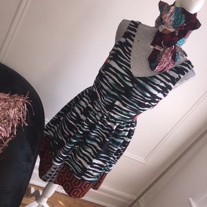 Afro-inspired animal print dress